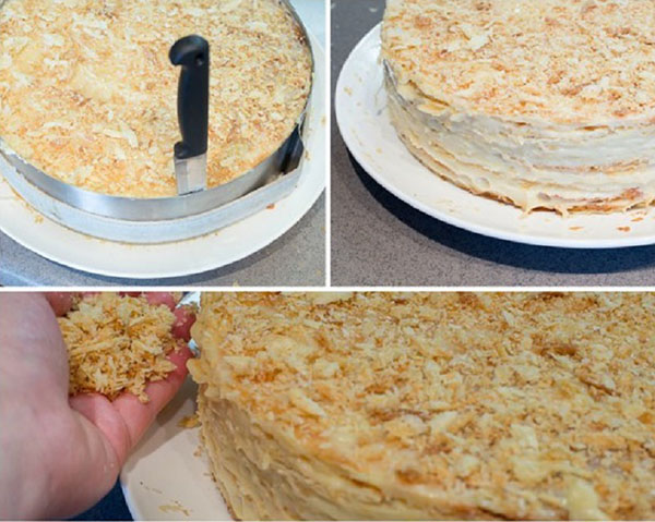 Cake "Napoleon", recipes with a photo at home: classic (Soviet), with custard, with condensed milk, from puff pastry