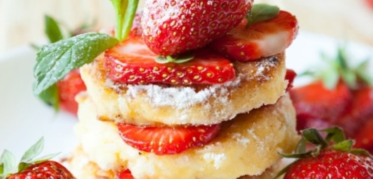 Strawberries with strawberries