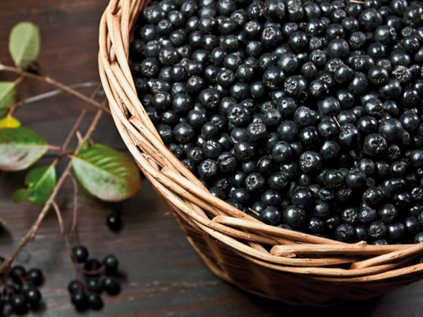 Jam from black chokeberry