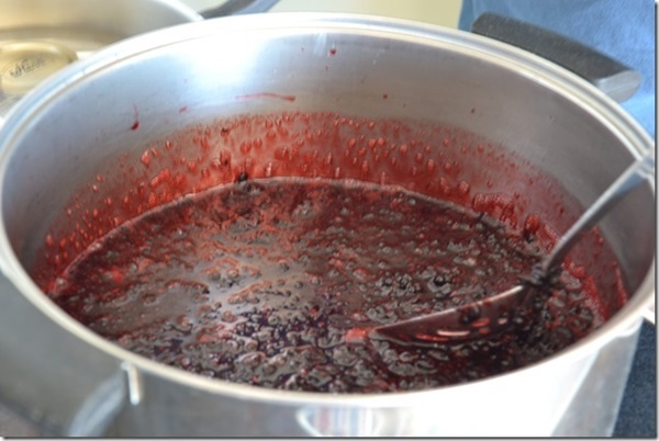 Jam from black chokeberry