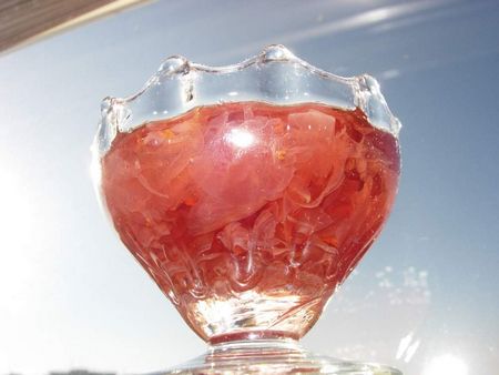 Jam from the petals of roses