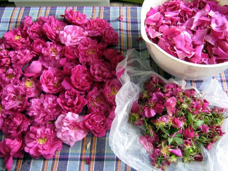 Jam from the petals of roses
