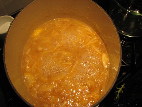 Lemon jam with ginger