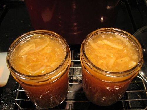 Lemon jam with ginger