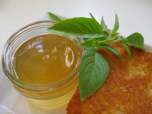 Jam from lemons and mint