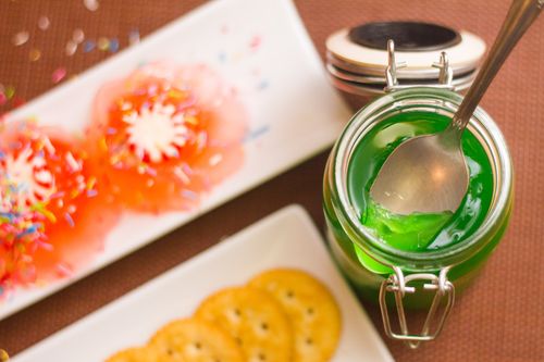 Jam from mint with lemon