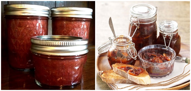 Jam from the rhubarb