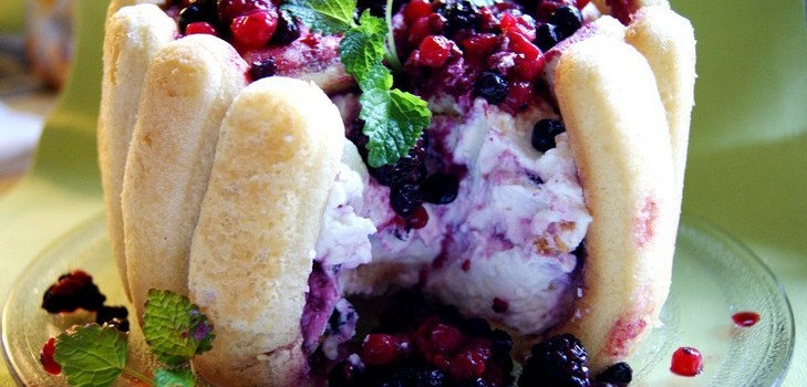 Vegetarian desserts on the festive table