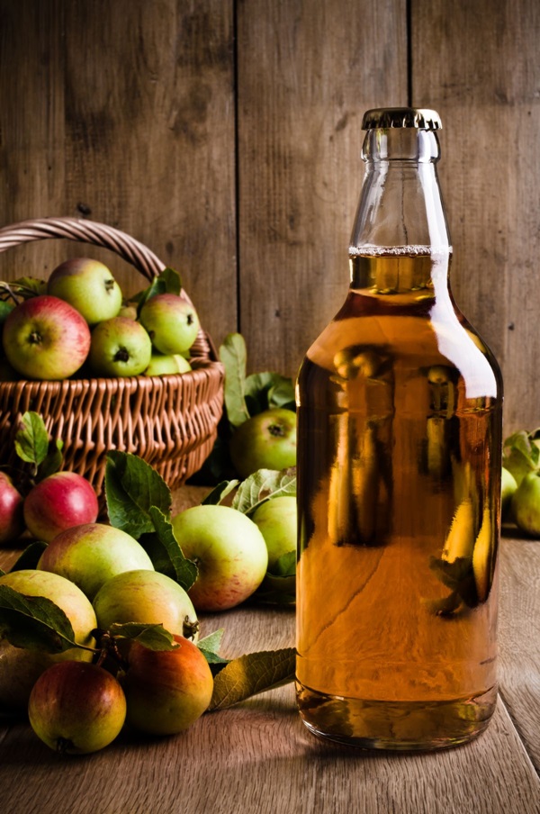 Homemade wine from apples