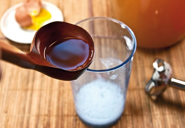 Homemade wine from apples