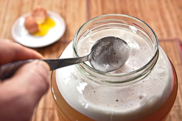 Homemade wine from apples