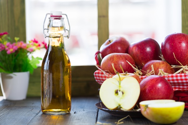 Homemade wine from apples