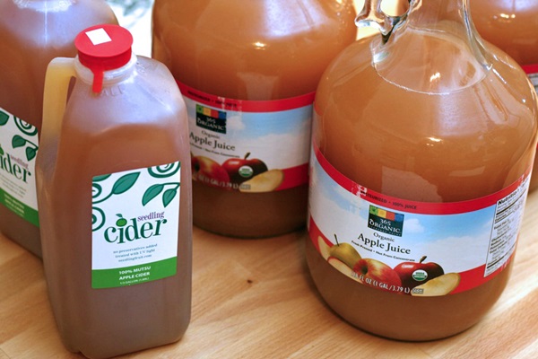 Homemade wine from apples