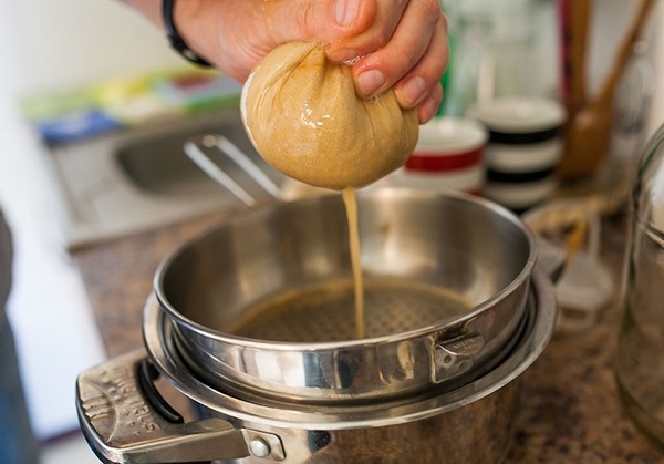 Homemade wine from apples