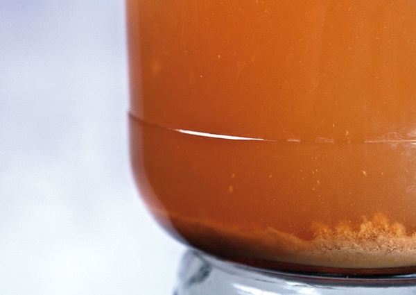 Homemade wine from apples
