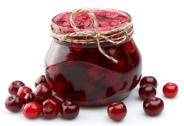 Cherries for the winter - recipes - jam with seeds and pitted, Five-minute, jam, jelly without gelatin, cherry compote