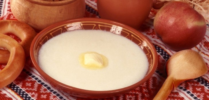 a plate of porridge