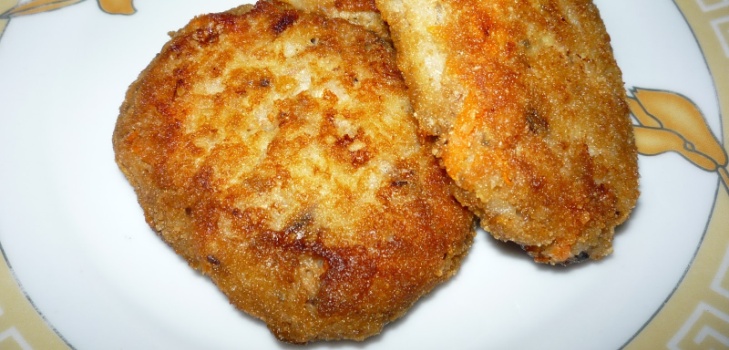 cutlets on a plate