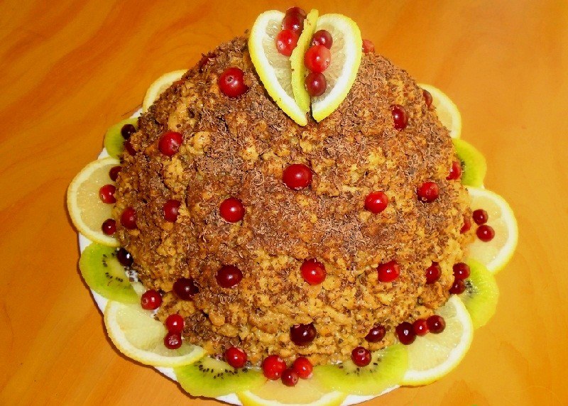 Delicious cake "Anthill"