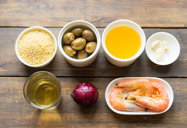 Delicious recipe for pasta with shrimps