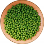 Blanks of green peas for the winter