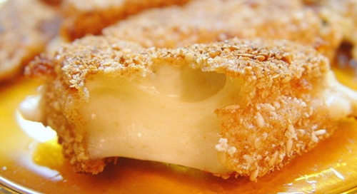 cheese with small squares