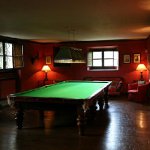 Billiard room: interior decoration Billiard room: interior decoration