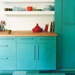 Color in the interior of the kitchen Color in the interior of the kitchen