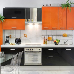 Color in the interior of the kitchen Color in the interior of the kitchen
