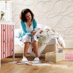 Wall-papers for a bedroom Wall-papers for a bedroom
