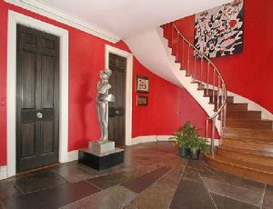 Interior in red