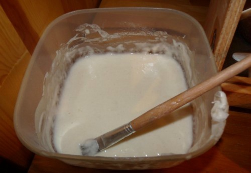 How to cook a flour paste?