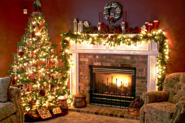 How to decorate a house for the New Year