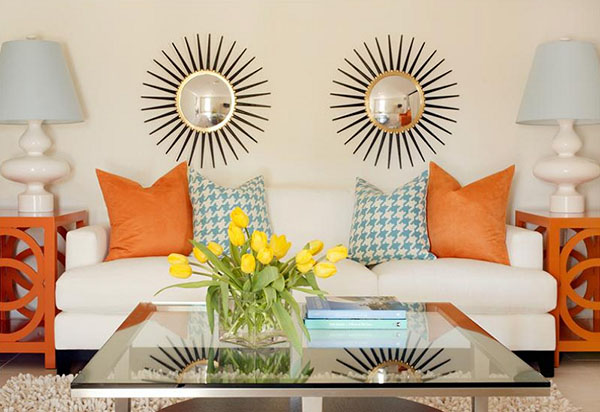How to decorate an interior: ideas of a spring decor