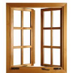 How to install a wooden window