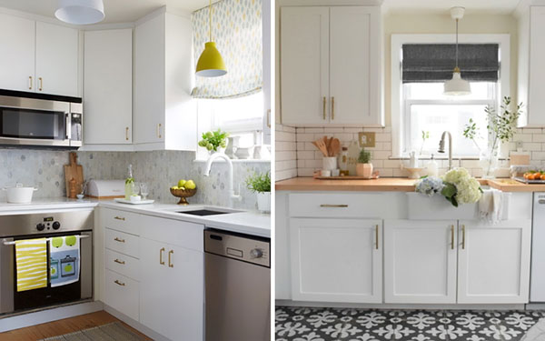 Small kitchen: four secret stylish design