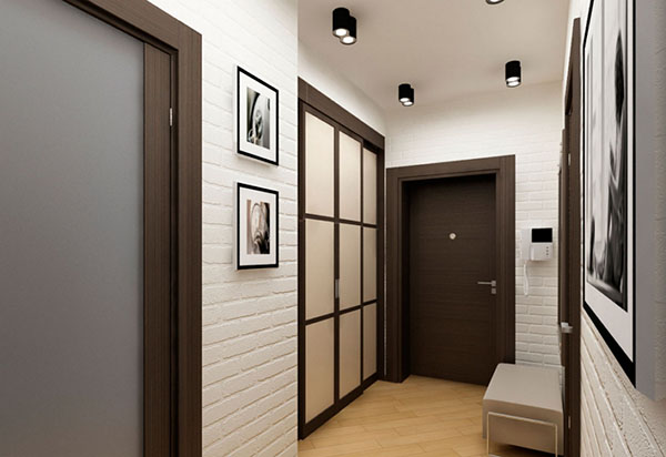 A small hallway: how to create a practical interior