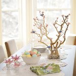 Easter decor of the room Easter decor of the room