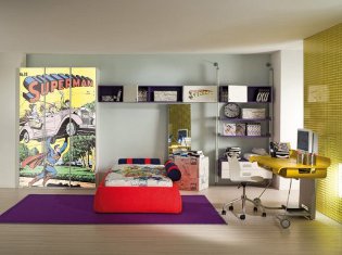 Posters in the interior