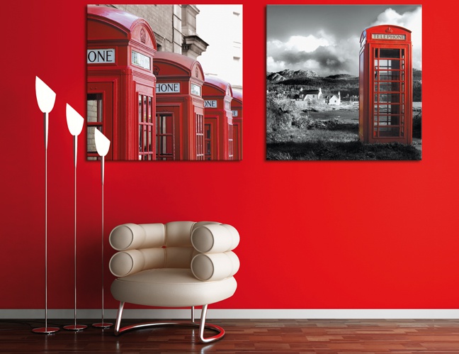 Posters in the interior