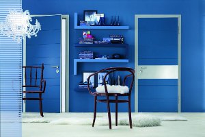 Blue in the interior Blue in the interior