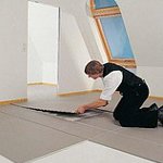 Dry floor screed Dry floor screed