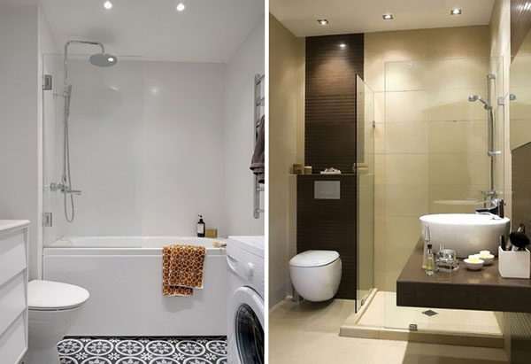 TOP-4 ways to visually increase a small bathroom