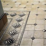Laying of tiles Laying of tiles
