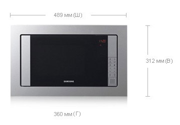 Samsung FW77KSTR Microwave oven