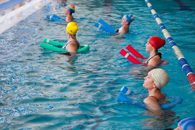 women in the water