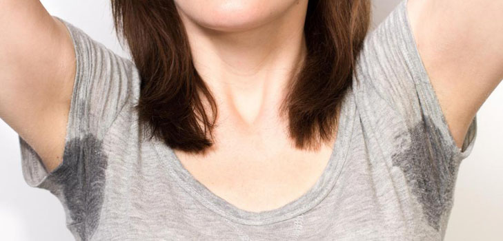 What should I do if my armpits sweat?