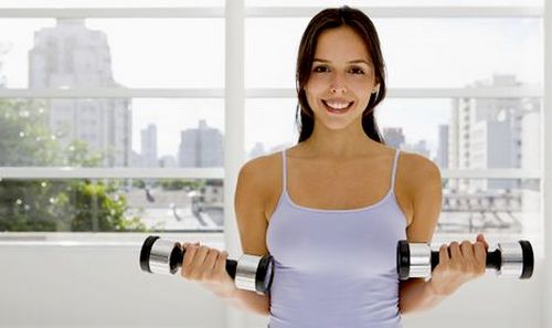 Exercises for weight loss of the abdomen, sides, thighs, buttocks and hands
