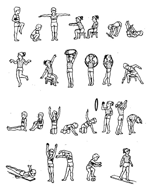 Complex of exercises for the treatment of scoliosis