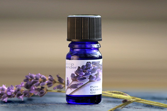 Lavender oil in aromatherapy